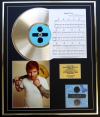 ED SHEERAN/CD GOLD DISC, SONG SHEET & PHOTO DISPLAY/ALBUM DIVIDE/SONGSHEET SHAPE OF YOU