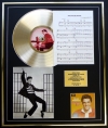 ELVIS PRESLEY/CD GOLD DISC, SONG SHEET & PHOTO DISPLAY/ALBUM JAILHOUSE ROCK/SONGSHEET JAILHOUSE ROCK