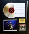 U2/CD GOLD DISC, SONG SHEET & PHOTO DISPLAY/ALBUM HOW TO DISMANTLE AN ATOMIC BOMB/SONGSHEET VERTIGO