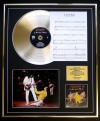 QUEEN/CD GOLD DISC, SONG SHEET & PHOTO DISPLAY/ALBUM A KIND OF MAGIC/SONGSHEET A KIND OF MAGIC