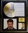 GEORGE MICHAEL/CD GOLD DISC, SONG SHEET & PHOTO DISPLAY/ALBUM LADIES & GENTLEMEN/ CARELESS WHISPER