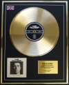 LIAM GALLAGHER/LTD. EDITION CD GOLD DISC/RECORD/AS YOU WERE