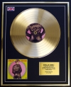 MILEY CYRUS/LTD. EDITION CD GOLD DISC/RECORD/YOUNGER NOW