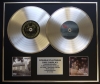 EMINEM/Double Platinum Disc Record Display Ltd Edition THE MARSHALL MATHERS LP 2 & REVIVAL