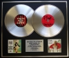 PINK/Double Platinum Disc Record Display Ltd Edition THE TRUTH ABOUT LOVE & BEAUTIFUL TRAUMA