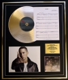 EMINEM/CD GOLD DISC, SONG SHEET & PHOTO DISPLAY/ALBUM REVIVAL /SONGSHEET RIVER