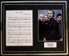 COLDPLAY/SONG SHEET & PHOTO DISPLAY/LTD. EDITION/VIVA LA VIDA