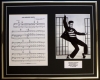 ELVIS PRESLEY/SONG SHEET & PHOTO DISPLAY/LTD. EDITION/JAILHOUSE ROCK
