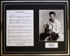 ELVIS PRESLEY/SONG SHEET & PHOTO DISPLAY/LTD. EDITION/LOVE ME TENDER