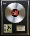 PINK/LTD EDITION CD PLATINUM DISC/RECORD/THE TRUTH ABOUT LOVE