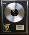 PHIL COLLINS/LTD EDITION CD PLATINUM DISC/RECORD/BUT SERIOUSLY