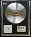 PET SHOP BOYS/LTD EDITION CD PLATINUM DISC/RECORD/PLEASE