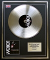 PAUL WELLER/LTD EDITION CD PLATINUM DISC/RECORD/HIT PARADE