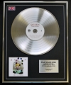QUEEN/LTD EDITION CD PLATINUM DISC/RECORD/INNUENDO