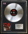 QUEEN/LTD EDITION CD PLATINUM DISC/RECORD/SHEER HEART ATTACK
