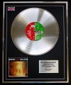 QUEEN/LTD EDITION CD PLATINUM DISC/RECORD/LIVE KILLERS