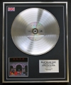 RUSH/LTD EDITION CD PLATINUM DISC/RECORD/MOVING PICTURES
