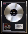 RAINBOW/LTD EDITION CD PLATINUM DISC/RECORD/RISING