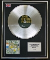 THE STONE ROSES/LTD EDITION CD PLATINUM DISC/RECORD/THE STONE ROSES