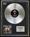 STATUS QUO/LTD EDITION CD PLATINUM DISC/RECORD/KEEP ON ROCKIN'
