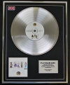 SPICE GIRLS/LTD EDITION CD PLATINUM DISC/RECORD/SPICE WORLD