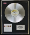 SPICE GIRLS/LTD EDITION CD PLATINUM DISC/RECORD/SPICE