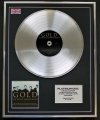 SPANDAU BALLET/LTD EDITION CD PLATINUM DISC/RECORD/GOLD