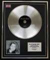 SHANIA TWAIN/LTD EDITION CD PLATINUM DISC/RECORD/SHANIA TWAIN