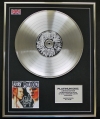 SEX PISTOLS/LTD EDITION CD PLATINUM DISC/RECORD/KISS THIS