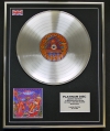 SANTANA/LTD EDITION CD PLATINUM DISC/RECORD/SUPERNATURAL