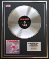 THUNDER/LTD EDITION CD PLATINUM DISC/RECORD/THE THRILL OF IT ALL