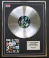 U2/LTD EDITION CD PLATINUM DISC/RECORD/ ACHTUNG BABY