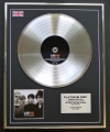 U2/LTD EDITION CD PLATINUM DISC/RECORD/ 18 SINGLES