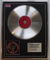 VELVET REVOLVER/LTD EDITION CD PLATINUM DISC/RECORD/LIBERTAD