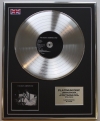 THE VELVET UNDERGROUND/LTD EDITION CD PLATINUM DISC/RECORD/VELVET UNDERGROUND