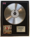THE WHO/LTD EDITION CD PLATINUM DISC/RECORD/THEN AND NOW
