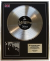 WHITESNAKE/LTD EDITION CD PLATINUM DISC/RECORD/READY AN' WILLING
