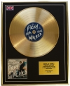 PANIC! AT THE DISCO/LTD. EDITION CD GOLD DISC/RECORD/PRAY FOR THE WICKED
