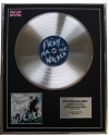 PANIC AT THE DISCO/LTD EDITION CD PLATINUM DISC/RECORD/PRAY FOR THE WICKED