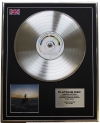 PINK FLOYD/LTD EDITION CD PLATINUM DISC/RECORD/THE ENDLESS RIVER