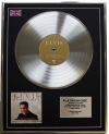 ELVIS PRESLEY/LTD EDITION CD PLATINUM DISC/RECORD/CHRISTMAS