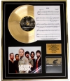 LINKIN PARK /CD GOLD DISC, SONG SHEET & PHOTO DISPLAY/ALBUM METEORA/SONGSHEET NUMB
