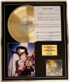 PRINCE /CD GOLD DISC, SONG SHEET & PHOTO DISPLAY/ALBUM SIGN O THE TIMES /SONGSHEET SIGN O THE TIMES
