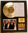 WESTLIFE /CD GOLD DISC, SONG SHEET & PHOTO DISPLAY/ALBUM FACE TO FACE /SONGSHEET YOU RAISE ME UP