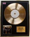 WESTLIFE /LIMITED EDITION/CD GOLD DISC/ALBUM BACK HOME