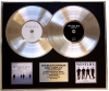 WESTLIFE /DOUBLE PLATINUM DISC RECORD DISPLAY LTD EDITION/ WHERE WE ARE & GRAVITY