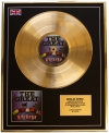 SEX PISTOLS /LIMITED EDITION/CD GOLD DISC/ALBUM 'THE GREAT ROCK N ROLL SWINDLE'