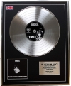 MARC BOLAN & T.REX /LTD EDITION CD PLATINUM DISC/RECORD/ DANDY IN THE UNDERWORLD