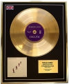 MUMFORD & SONS /LIMITED EDITION/CD GOLD DISC/ALBUM DELTA