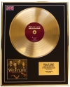 WESTLIFE /LTD. EDITION CD GOLD DISC/RECORD/ THE LOVE SONGS
